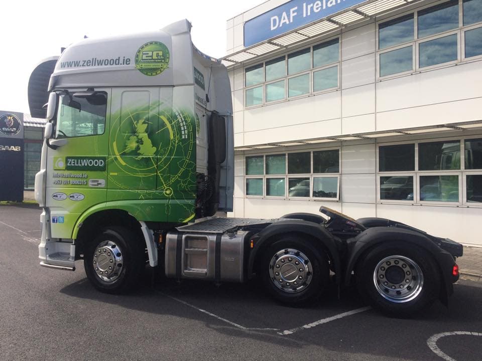 Zellwood anniversary liveried truck photographed at the yard